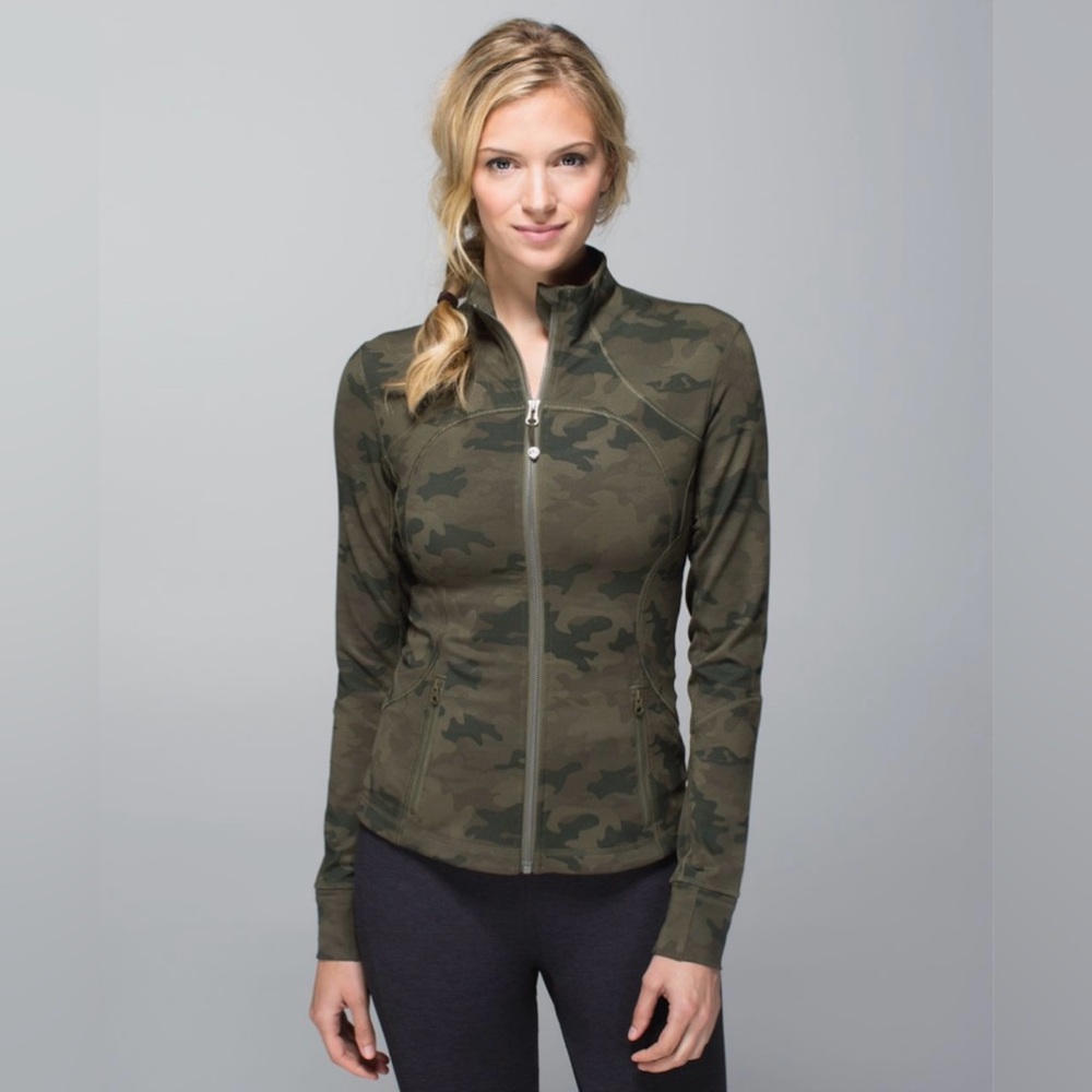 LULULEMON Forme Jacket II Camouflage | Sz 4 | Women Activewear